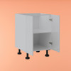 Base Cabinet 600mm with 2 Doors in UV White
