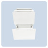 Base Cabinet 600mm with 2 Drawers in UV White