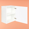 Wall Cabinet 600mm with 1 Door in UV White