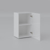 Wall Cabinet 400mm with 1 Door in UV White