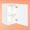 Wall Cabinet 450mm with 1 Door in UV White