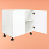 Base Cabinet 800mm with 2 Doors in UV White