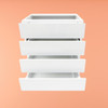 Base Cabinet 800mm with 4 Drawers in UV White