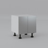 Farmhouse Base Cabinet 600mm with 2 Doors in UV Light Grey