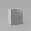 Wall Cabinet 600mm with 2 Door in UV Light Grey