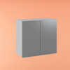 Wall Cabinet 800mm with 2 Doors in UV Light Grey