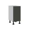 Base Cabinet 400mm with 1 Door in UV Dark Grey 