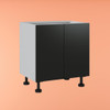 Base Cabinet 800mm with 2 Doors in UV Dark Grey