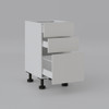 Base Cabinet 450mm with 3 Drawers in PU Satin