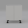 Base Cabinet 800mm with 2 Doors in PU Satin