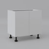 Base Cabinet 900mm with 2 Doors in PU Satin