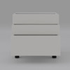 Base Cabinet 900mm with 3 Drawers in PU Satin