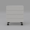 Base Cabinet 800mm with 4 Drawers in PU Shaker