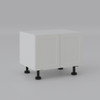 Farmhouse Base Cabinet 800mm with 2 Doors in PU Shaker