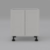 Base Cabinet 800mm with 2 Doors in PU Shaker