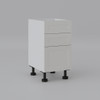 Base Cabinet 450mm with 3 Drawers in PU Shaker