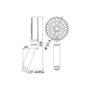 Coral - Chrome Multi Function Shower Handset