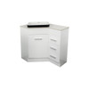 Classic - Porcelain Top & Corner Vanity 900 x 600mm Left Hand Bowl Includes Carla Basin 