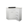Classic - Porcelain Top & Corner Vanity 900 x 600mm Left Hand Bowl Includes Carla Basin 