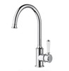 Charlotte - Chrome Gooseneck Sink Mixer