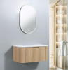 Roma - Fluted Vanity & Stone Top Wall Hung 900mm 