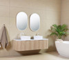 Roma Double Bowl - Fluted Vanity & Stone Top Wall Hung 1500mm 