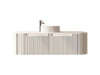 Roma - Fluted (Vanity ONLY) Wall Hung 1500mm 