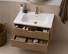 Ida Oak Wall Hung Vanity 600mm 