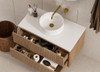 Ida Oak Wall Hung Vanity 900mm 