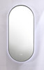 Sage Framed LED Oval Mirror with Anti-Fog – 500 x 1100mm 