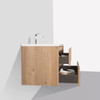 KOJONUP - Wall Hung Vanity Cabinet & Resin White Top 600mm 