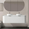 Zehra - Double Vanity Cabinet Only (NO TOP) Wall Hung 1500mm 