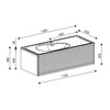 Cooper – Vanity & Top Wall Hung 1200mm 