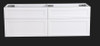 Maris - Double Vanity Cabinet Only (NO TOP) Wall Hung 1500mm 