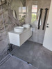 Maltese - White Double Vanity Cabinet & Top Wall Hung 1200mm 
