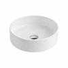 R60 - Matte White Round Above Counter Basin 