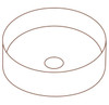 Halo 2 - Gloss White Round Above Counter Basin 360 x 130mm 