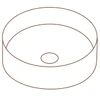Halo 3 - Gloss White Round Above Counter Basin 375 x 135mm 