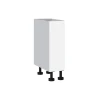 Base Cabinet 250mm with 1 Door in UV White  