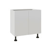 Island Cabinet 900mm with 2 Door in UV White 