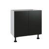 Island Cabinet 900mm with 2 Door in UV Dark Grey 
