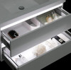 Ellsa - White LED Vanity Cabinet & Top Wall Hung 900mm 