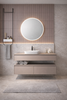 Flawless - Oak Vanity Wall Hung Cabinet With Top & Basin 1600mm