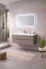 Forest - Gloss Misty Grey Vanity Cabinet & Top Wall Hung 1200mm