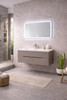 Forest - Gloss Misty Grey Vanity Cabinet & Top Wall Hung 1200mm 