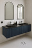 Juniper - Dark Blue Vanity Cabinet Wall Hung With Top & Basin 1200mm