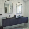 Juniper - Dark Blue Vanity Cabinet Wall Hung With Top & Basin 1200mm