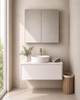 Maltese - Matte White Satin Vanity Wall Hung Cabinet 750mm (Vanity Only) 