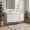 Maris - White Shaker Vanity Wall Hung & Top Options Available 1200mm