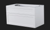 Maris - White Shaker Vanity Wall Hung & Top Options 900mm 
